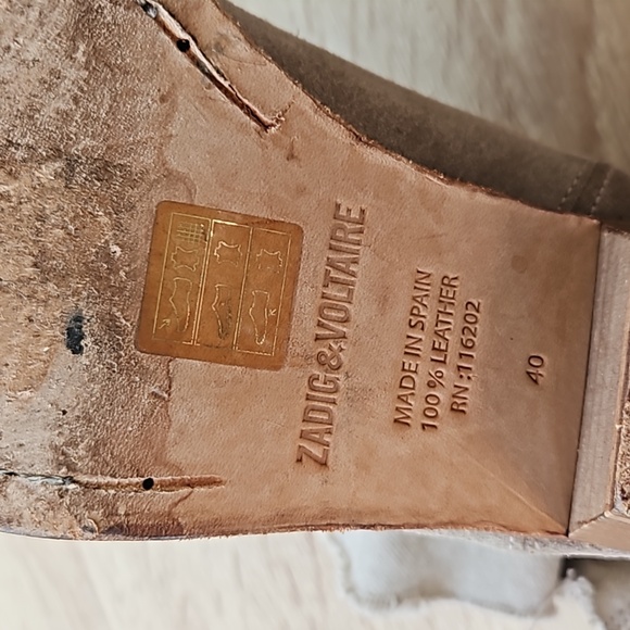 Zadig & Voltaire TEDDY Ankle Booties - Picture 9 of 12